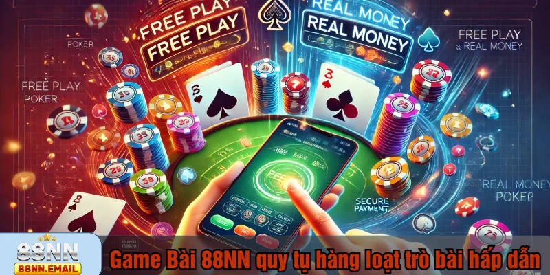 Game Bài 88NN quy tụ hàng loạt trò bài hấp dẫn